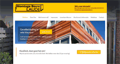 Desktop Screenshot of montagebouwlaude.nl